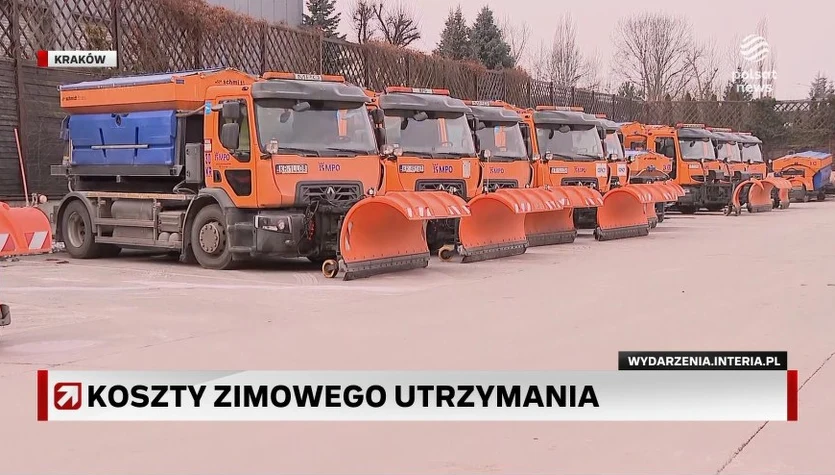 Duże mrozy to wysokie koszty dla Krakowa. Potrzebne były tony soli i piasku