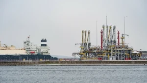 Polski operator sieci gazowej Gaz-System bije rekordy przesyłu gazu. Na zdj. Gazoport Świnoujście