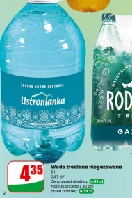 Woda niegazowana Ustronianka