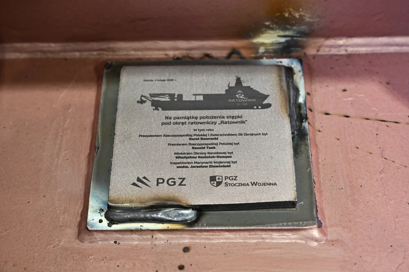 Położono stępkę pod nowy okręt ratowniczy dla Marynarki Wojennej RP