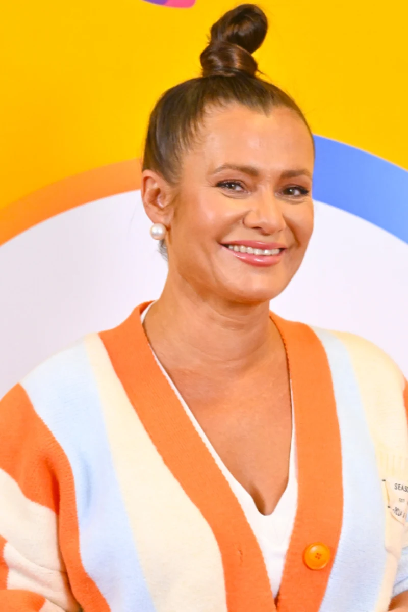 Anna Oberc w naszym studiu postawiła na energetyczne połączenie pomarańczu, błękitu i beżu