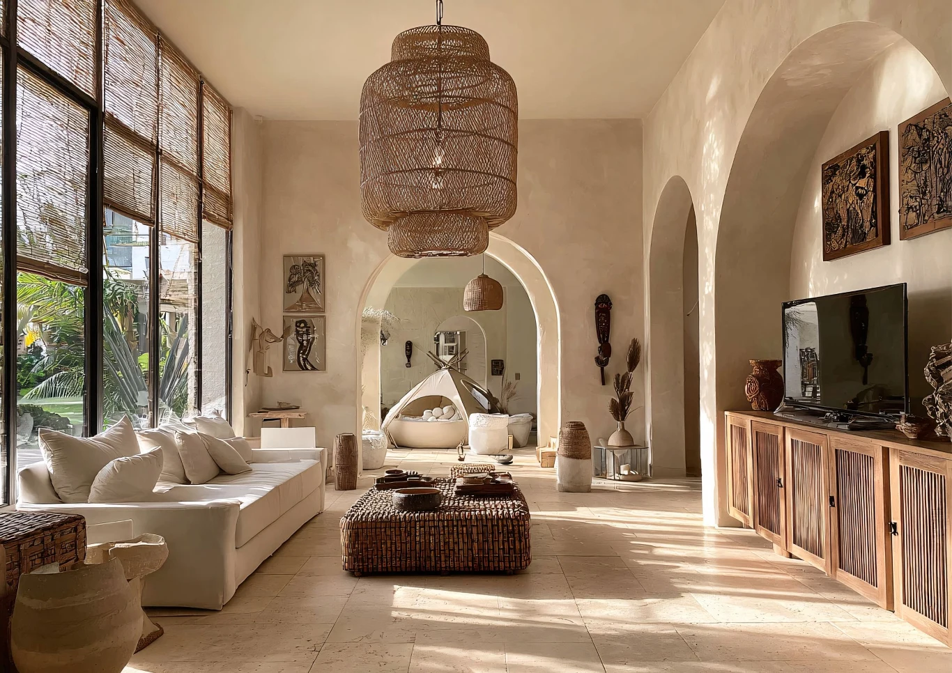 Kolory ziemi, naturalność i mnóstwo etnicznych dodatków to wyznaczniki stylu boho chic