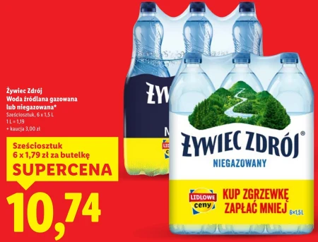 Негазована вода Żywiec zdrój
