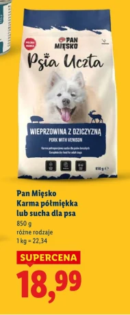 Karma dla psa Pan Mięsko