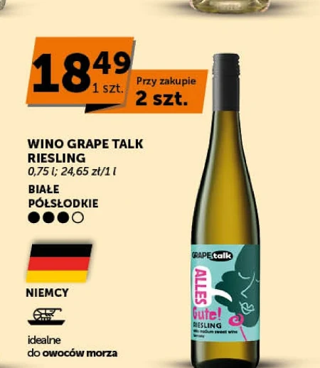 Напівсолодке вино Grape Talk