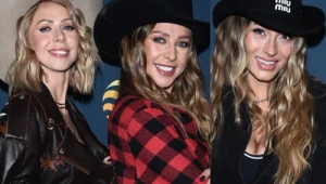 Zawadzka i Krawczyńskie w kapeluszach wkroczyły na ściankę. Olśniły strojami