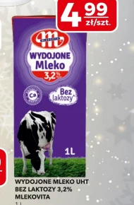 Mleko bez laktozy Mlekovita