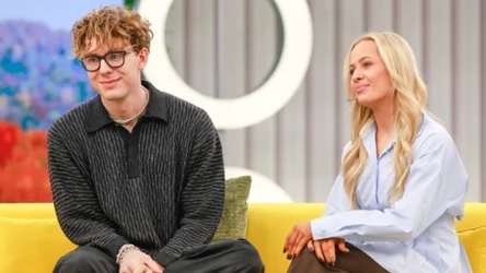 Mikołaj Bagi Bagiński i Magdalena Tarnowska w "halo tu polsat"