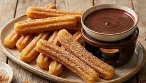 ​Hiszpańskie churros z gęstą czekoladą. Iberyjska propozycja na tłusty czwartek
