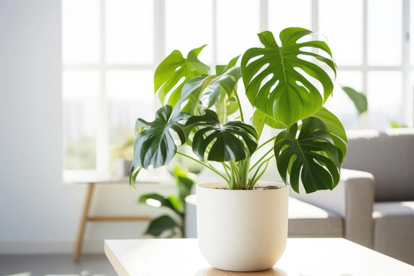 Monstera to jeden z najpopularniejszych kwiatów doniczkowych