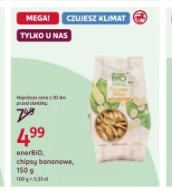 Chipsy bananowe EnerBiO