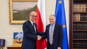 Spotkanie ambasadora USA Toma Rose'a z Włodzimierzem Czarzastym w grudniu 2025 r.