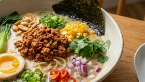 ​Kremowy paitan i pikantna wieprzowina. Autorska interpretacja azjatyckiego klasyka