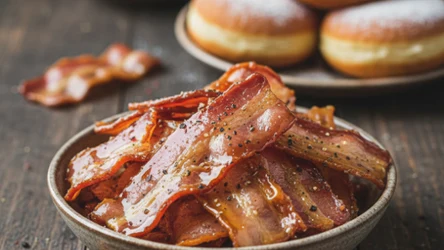 ​Karmelizowane chipsy z boczku