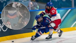 Rosjanie już atakują na igrzyskach. Pierwszy skandal podczas meczu hokeja