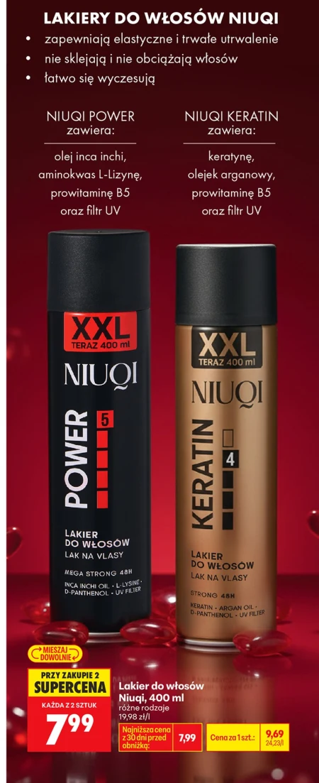 Лак для волосся Niuqi