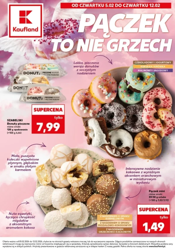 Mini pączki i zestawy do dzielenia się