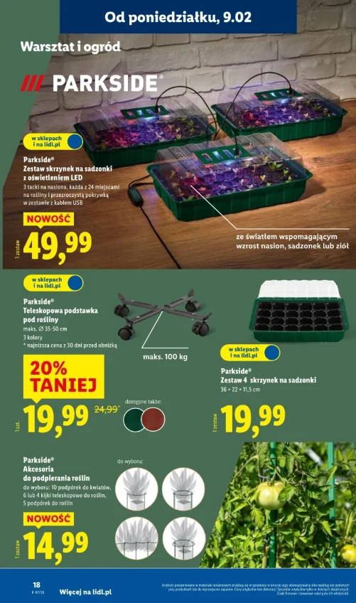 Co dokładnie pojawi się w ofercie Parkside od 9.02