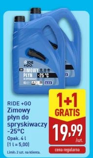 Płyn do spryskiwaczy zimowy Ride + Go