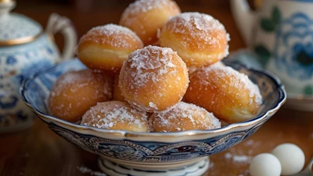 Malutkie pączki to doskonała przekąska do kawy 