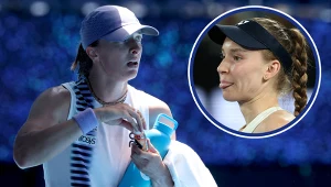 Na zdjęciu Iga Świątek oraz Jelena Rybakina