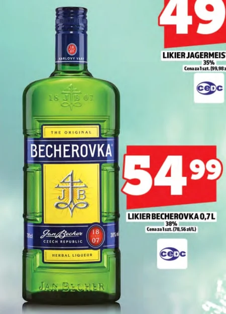 Лікер Becherovka