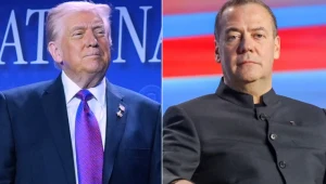 Miedwiediew straszy Europę "potworną pułapką". "Nie chodzi już o Trumpa"