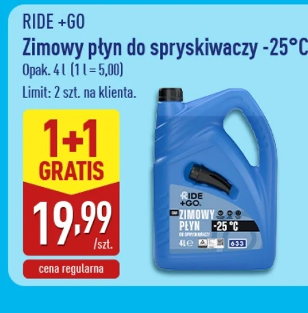 Зимова рідина для омивача вітрового скла Ride + Go