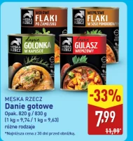Danie gotowe Męska rzecz