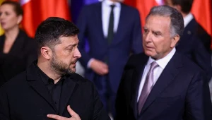 Prezydent Ukrainy Wołodymyr Zełenski i specjalny wysłannik prezydenta USA Steve Witkoff