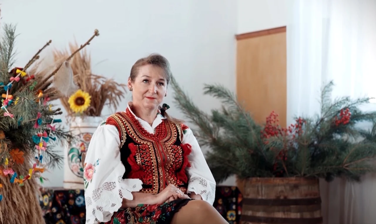 Barbara Karpińska z Koła Gospodyń Wiejskich Czerwone Korale