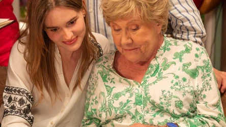 Dominika Kachlik i Teresa Lipowska w "M jak miłość"