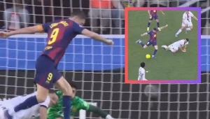 Lewandowski zabawił się z rywalem. Ależ trafienie. Oto co zrobił [WIDEO] 