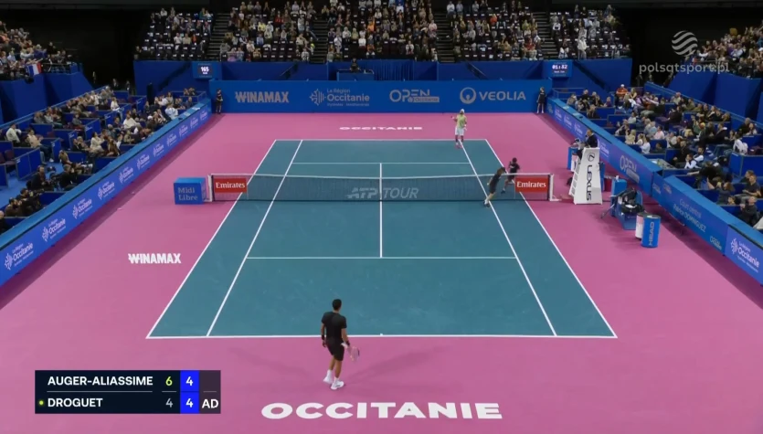 Felix Auger-Aliassime - Titouan Droguet. Skrót meczu. WIDEO