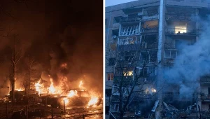 Rosjanie uderzyli w nocy. Atak tuż przy polskiej granicy