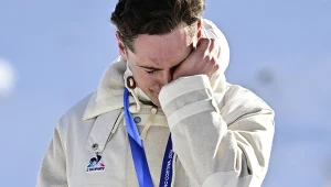 Mathis Desloges nie krył wzruszenia już na olimpijskim podium 