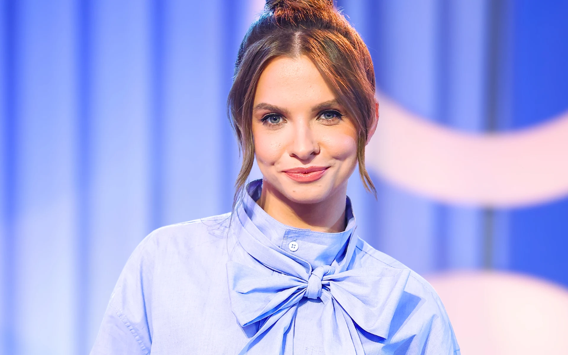 Ola Filipek w studiu "halo tu polsat"