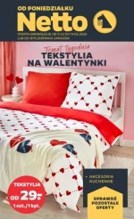 Tekstylia na walentynki - Netto