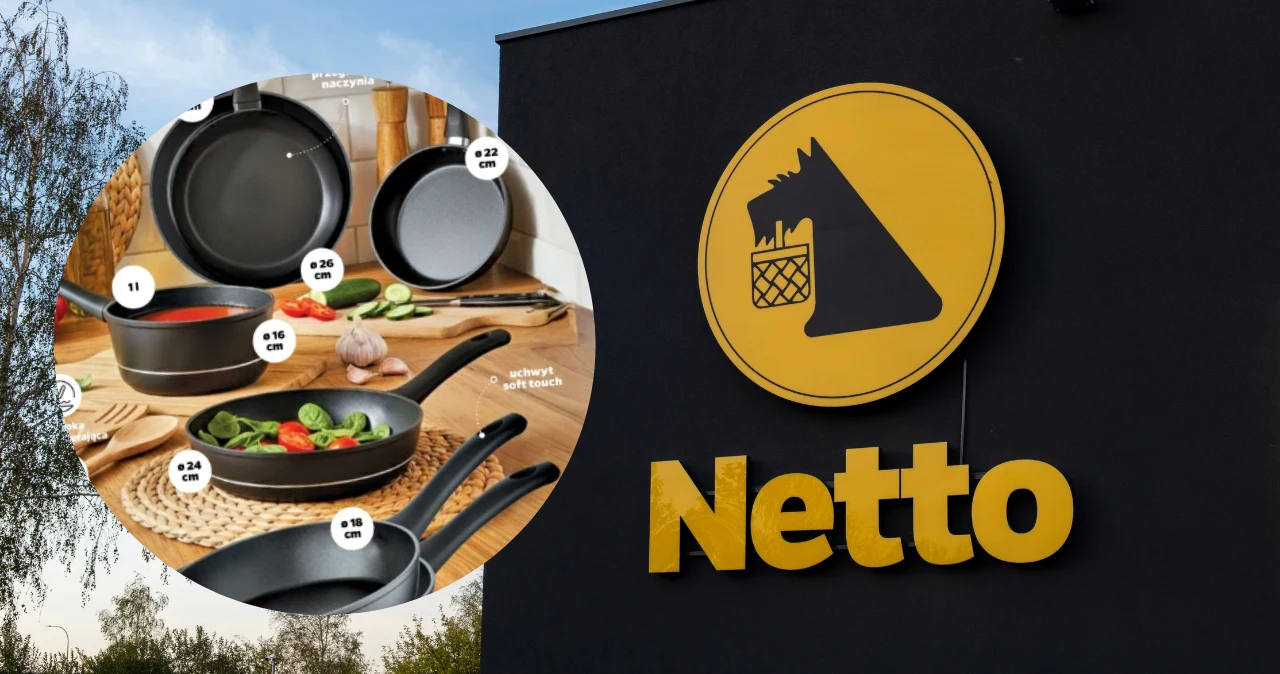Patelnie jak od szefa kuchni za 29 zł. Klienci Netto wykupują je od rana Patelnie jak od szefa kuchni za 29 zł. Klienci Netto wykupują je od rana