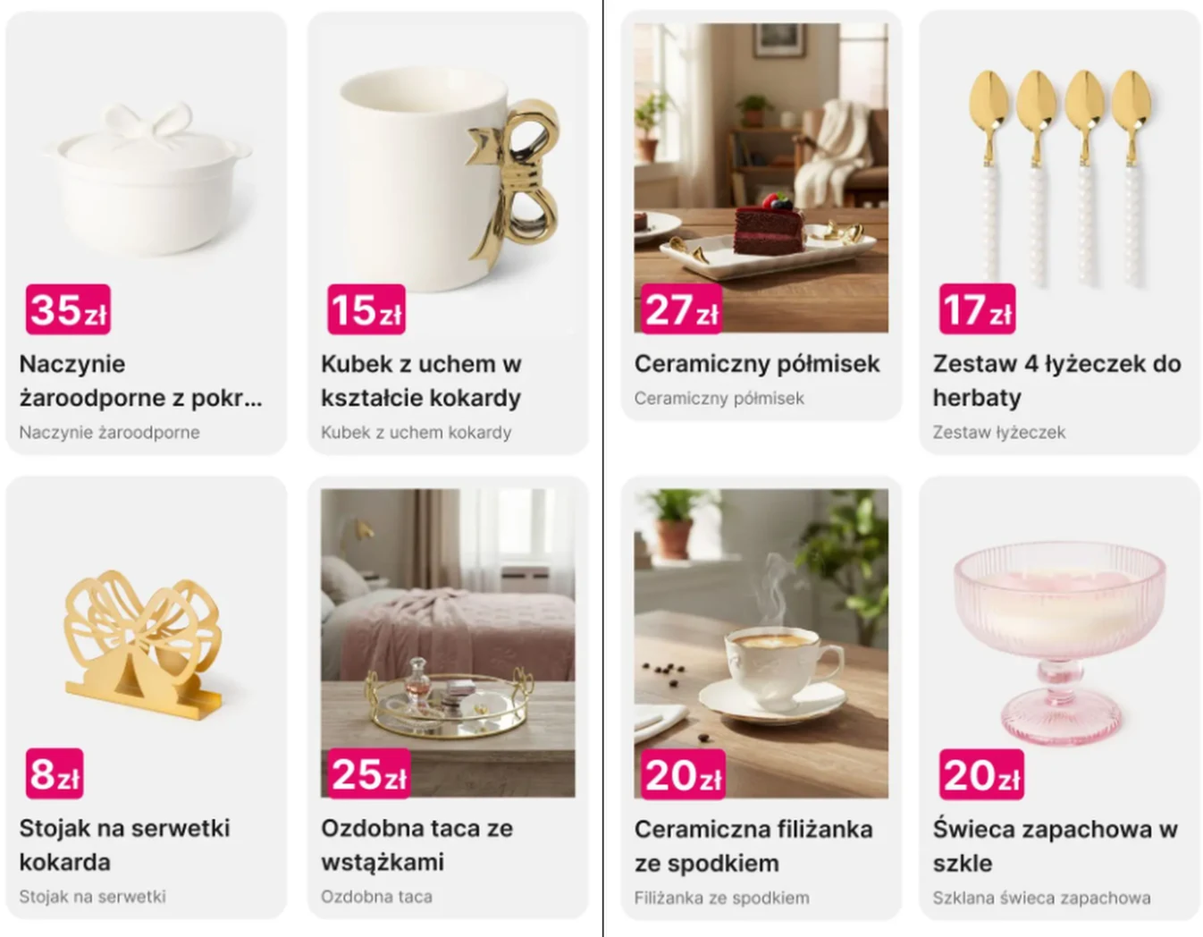 Słodkie, kokardkowe dekoracje z Pepco – eleganckie dodatki do domu w supercenach, dostępne tylko do 10 lutego