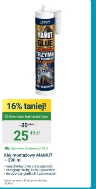 Klej montażowy Mamut