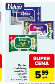 Papier nawilżany Velvet