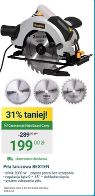 Piła tarczowa Besten
