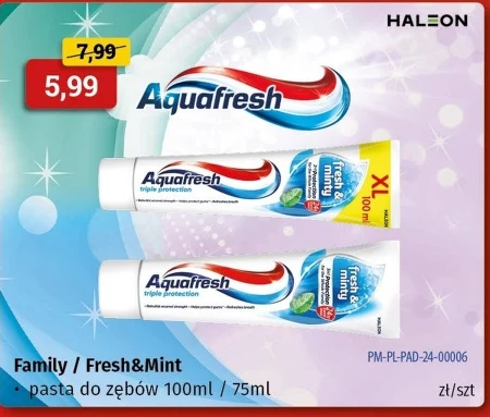 Зубна паста Aquafresh