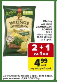 Chipsy Wiejskie ziemniaczki