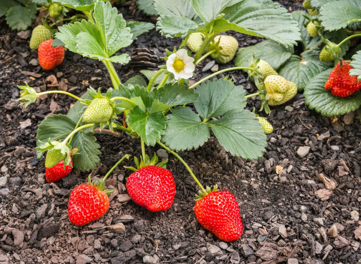 Niektóre odmiany truskawek owocują już po 2 miesiącach od posadzenia