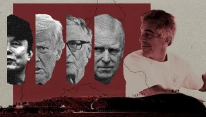 Musk, Trump, Gates, książę Andrzej... kto jeszcze pojawił się w akatch Epsteina? | grafika: Aleksandra Włodarczyk