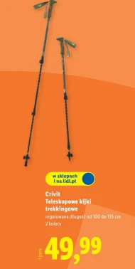 Kije trekkingowe Crivit