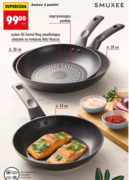 Набір сковорідок Smukee