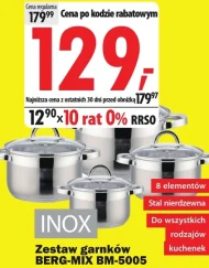 Zestaw garnków Inox